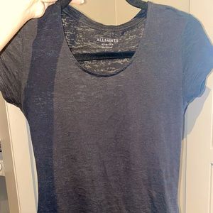 ALL SAINTS size small black tshirt